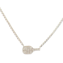 Load image into Gallery viewer, Petite Pickleball Paddle Pendant Necklace