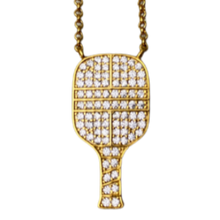 Load image into Gallery viewer, pickleball paddle necklace