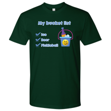 Load image into Gallery viewer, Forest Green Men's Pickleball "My Bucket List" T-Shirt