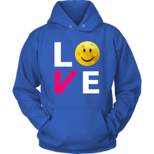 Load image into Gallery viewer, Royal Blue "LOVE Pickleball" - Unisex Hoodie Sweatshirt