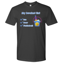 Load image into Gallery viewer, Heavy Metal Grey Men's Pickleball "My Bucket List" T-Shirt