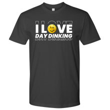 Load image into Gallery viewer, Heavy Metal Grey Men's Pickleball "I Love Day Dinking" T-Shirt