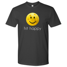 Load image into Gallery viewer, Heavy Metal Grey Men's Hit Happy Pickleball T-shirt