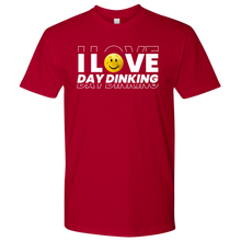 Load image into Gallery viewer, Red Men's Pickleball "I Love Day Dinking" T-Shirt