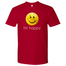Load image into Gallery viewer, Red Men's Hit Happy Pickleball T-shirt