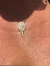 Load image into Gallery viewer, Pickleball Paddle Pendant Necklace