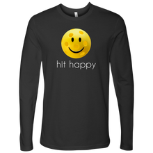 Load image into Gallery viewer, Heavy Metal Grey Men's Hit Happy Pickleball Long Sleeve Shirt