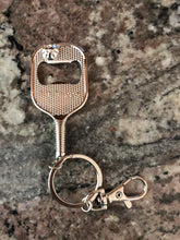 Load image into Gallery viewer, Pickleball Paddle Bottle Opener and Keychain