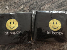 Load image into Gallery viewer, Black Hit Happy Pickleball Wristbands