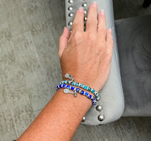 Load image into Gallery viewer, A woman wearing two Lucky Pickleball Bracelets