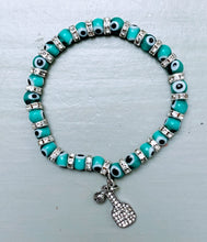 Load image into Gallery viewer, Turquoise Lucky Pickleball Bracelet