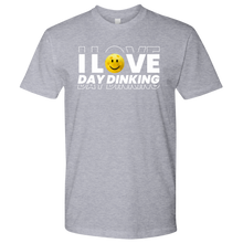 Load image into Gallery viewer, Heather Grey Men's Pickleball "I Love Day Dinking" T-Shirt
