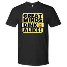 Load image into Gallery viewer, Black Men's Pickleball "Great Minds Dink Alike" T-Shirt