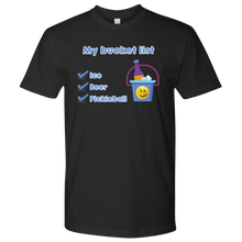 Load image into Gallery viewer, Black Men's Pickleball "My Bucket List" T-Shirt