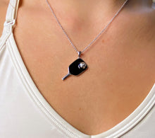 Load image into Gallery viewer, Sleek Pickleball Paddle Necklace