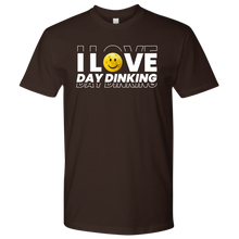 Load image into Gallery viewer, Chocolate Brown Men's Pickleball "I Love Day Dinking" T-Shirt