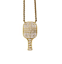 Load image into Gallery viewer, Pickleball Paddle Pendant Necklace