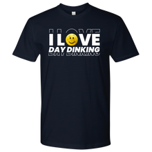 Load image into Gallery viewer, Navy Blue Men's Pickleball "I Love Day Dinking" T-Shirt