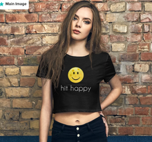 Load image into Gallery viewer, Hit Happy Pickleball Women’s Crop Tee