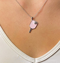 Load image into Gallery viewer, Sleek Pickleball Paddle Necklace