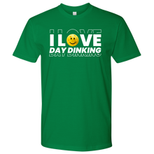 Load image into Gallery viewer, Kelly Green Men's Pickleball "I Love Day Dinking" T-Shirt