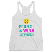 Load image into Gallery viewer, Pickleball and Wine Women's Racerback Tank