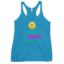Load image into Gallery viewer, Pickleball and Wine Women's Racerback Tank