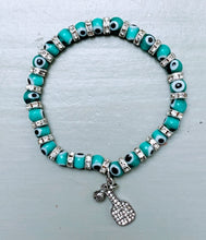 Load image into Gallery viewer, Turquoise Lucky Pickleball Bracelet
