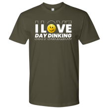 Load image into Gallery viewer, Military Green Men&#39;s Pickleball &quot;I Love Day Dinking&quot; T-Shirt
