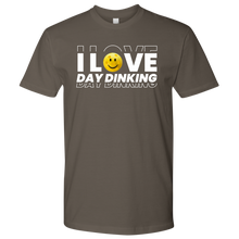 Load image into Gallery viewer, Warm Grey Men&#39;s Pickleball &quot;I Love Day Dinking&quot; T-Shirt
