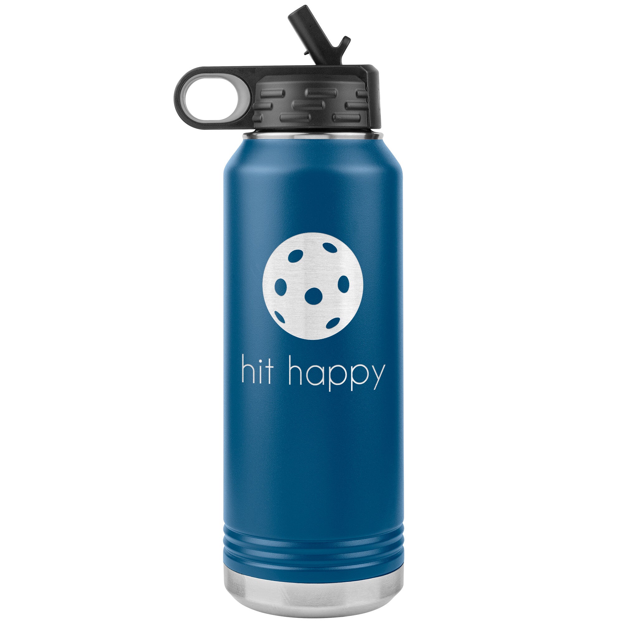 Hit Happy Pickleball Water Bottle: Hydrate & Play!