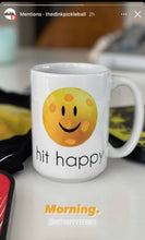 Load image into Gallery viewer, Hit Happy Pickleball Coffee Mug - Large

