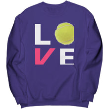 Load image into Gallery viewer, LOVE Tennis - Crewneck Sweatshirt
