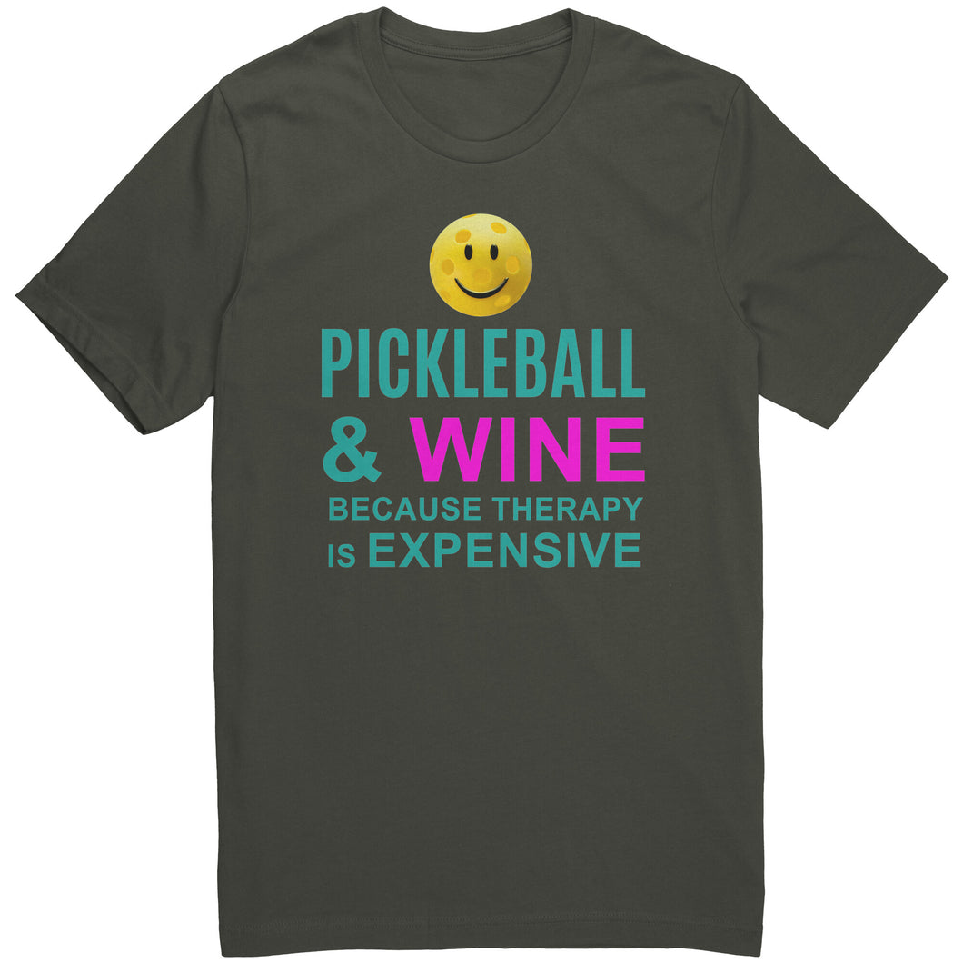 Pickleball and Wine - T-Shirt