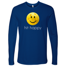 Load image into Gallery viewer, Royal Blue Men&#39;s Hit Happy Pickleball Long Sleeve Shirt

