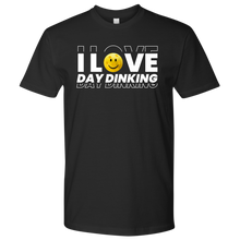 Load image into Gallery viewer, Black Men&#39;s Pickleball &quot;I Love Day Dinking&quot; T-Shirt
