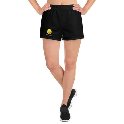 Front view of the Hit Happy Pickleball - Women's Athletic Shorts
