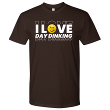 Load image into Gallery viewer, Chocolate Brown Men&#39;s Pickleball &quot;I Love Day Dinking&quot; T-Shirt
