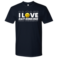 Load image into Gallery viewer, Navy Blue Men&#39;s Pickleball &quot;I Love Day Dinking&quot; T-Shirt
