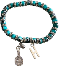 Load image into Gallery viewer, Lucky Pickleball Bracelet - Turquoise
