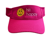 Load image into Gallery viewer, Pink Hit Happy Mesh Pickleball Visor
