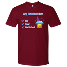 Load image into Gallery viewer, Cardinal Red Men&#39;s Pickleball &quot;My Bucket List&quot; T-Shirt
