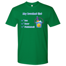 Load image into Gallery viewer, Kelly Green Men&#39;s Pickleball &quot;My Bucket List&quot; T-Shirt
